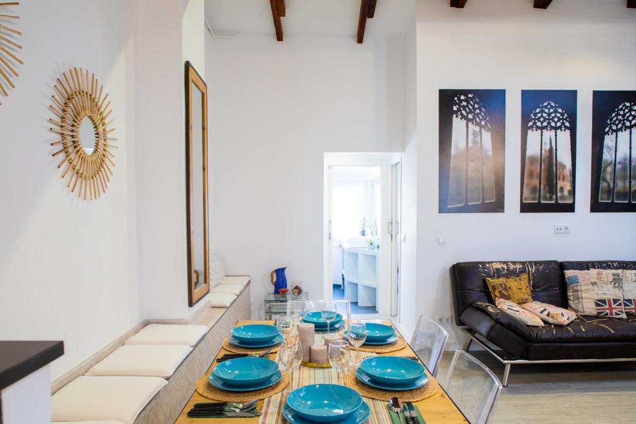 Florit Flats - Cabanyal 3 Bedroom Wifi Ac Terrace Beach Penthouse Valencia Exterior foto